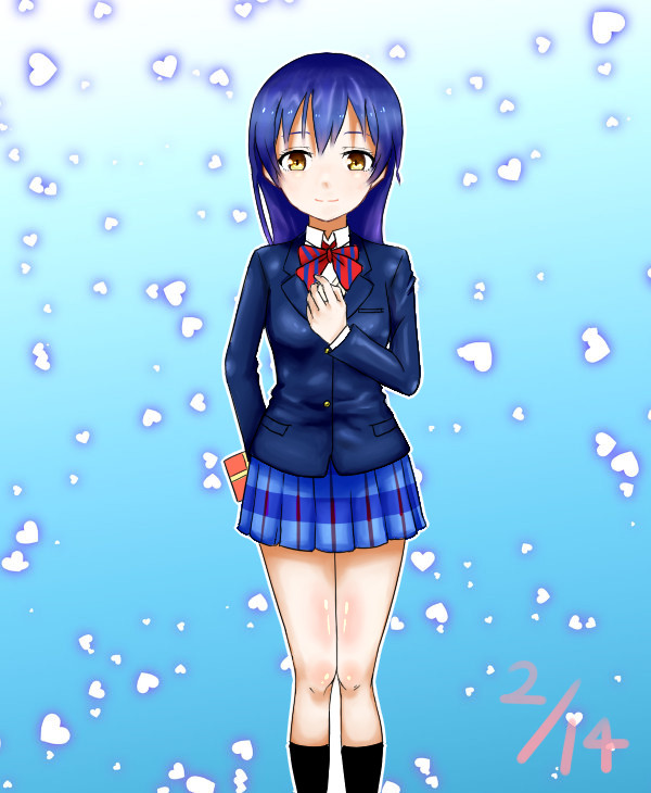 海未ちゃんwithチョコ