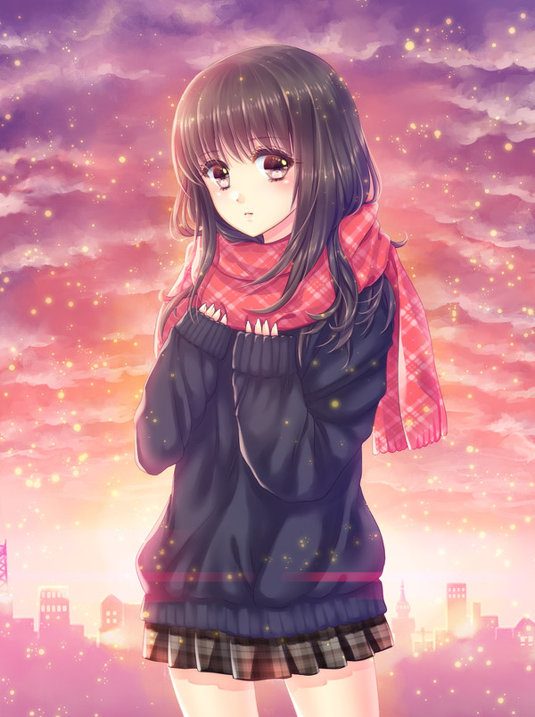 夕暮れ
