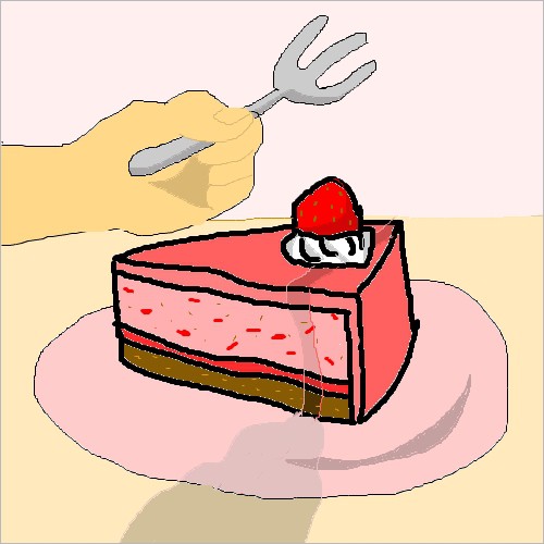 いちごのケーキ