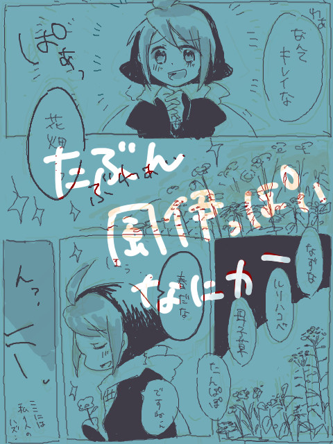 お花畑でつかまえて