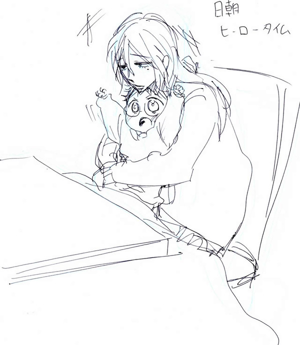 【腐向け】巻坂落書き漫画ログ【落書き】【女装】【ショタ化】