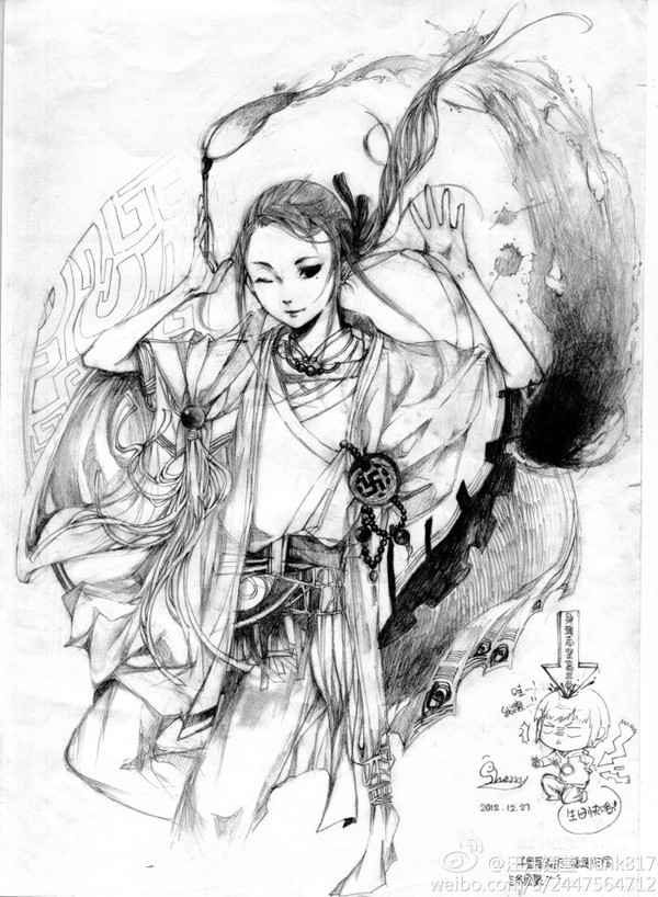 原创角色日绘