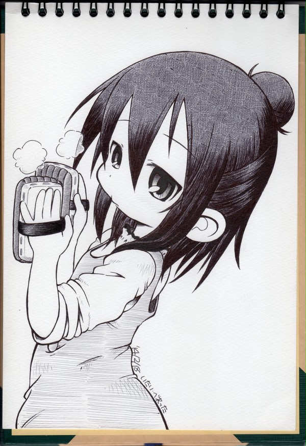 久しぶりにアナログで、ひとはちゃん