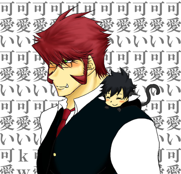 紳士とミニ少年