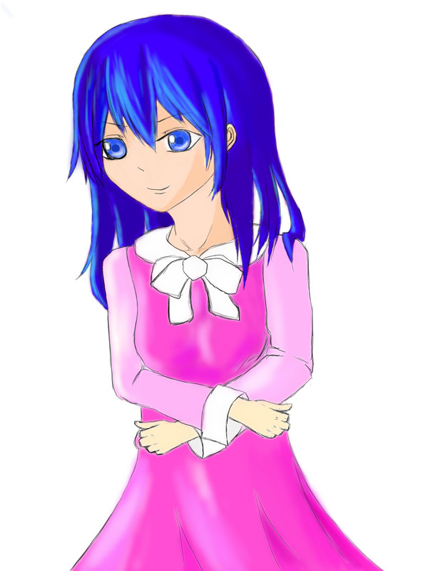 青髪ちゃん