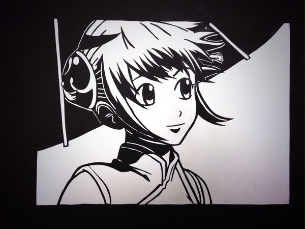 切り絵 神楽