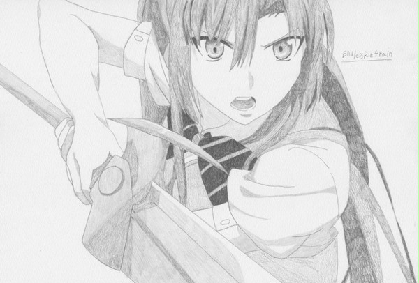 「煌坂 紗矢華」を描いてみました