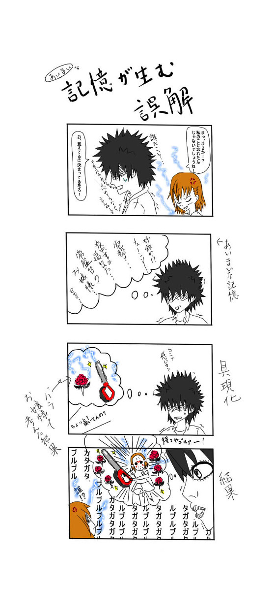 とある曖昧な記憶４コマ
