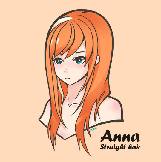 Straight hair