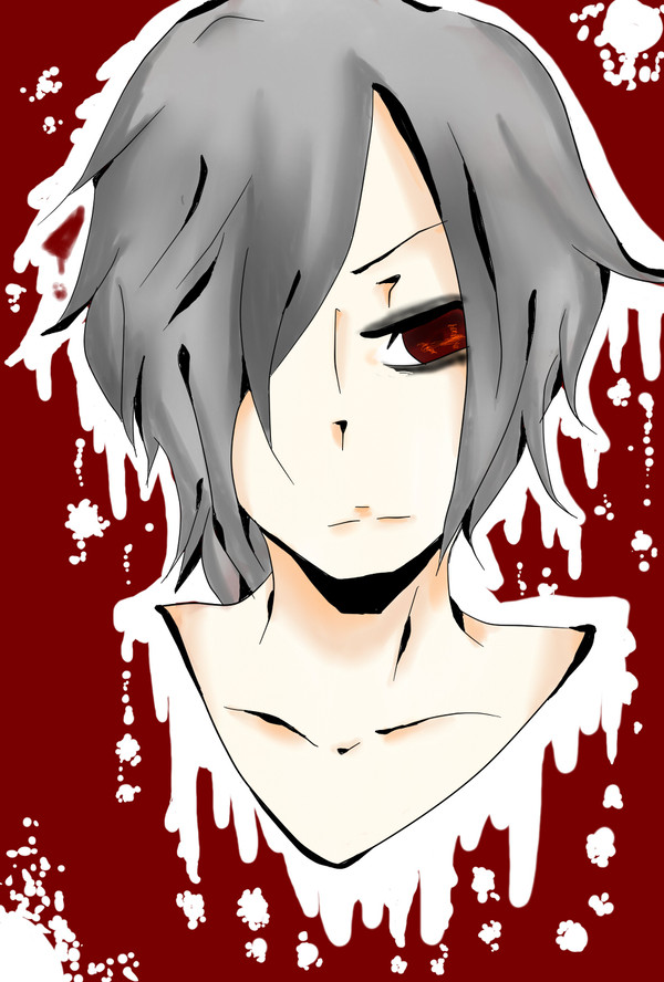 黒髪。