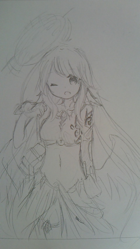 ジブリール落書き。