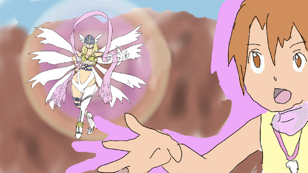 イナクロパロトレス 八神ヒカリ×エンジェウーモン