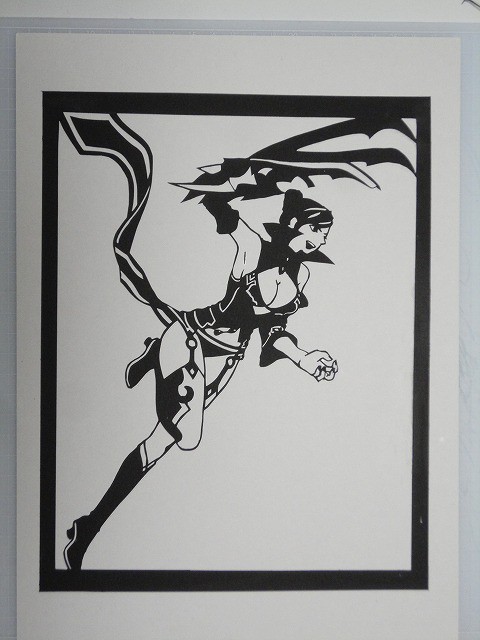 【切り絵】レッドストーン　闘士