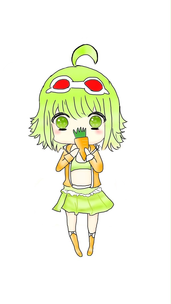 GUMIちゃん描いた