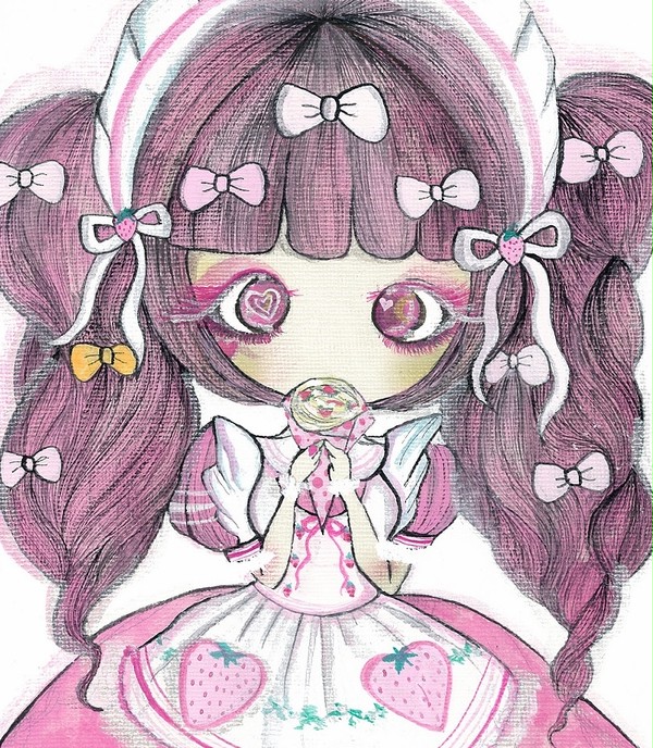 ぴんくめいどのくれーぷちゃん