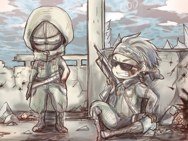 COD組とラクガキ