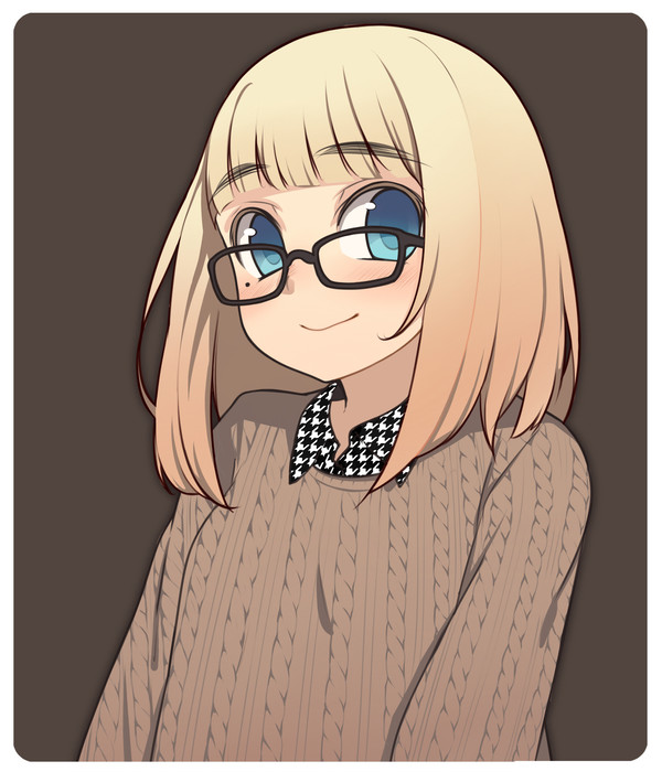 金髪眼鏡さん