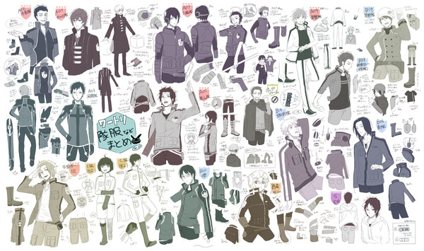 ワートリ隊服まとめ（改）と落書き