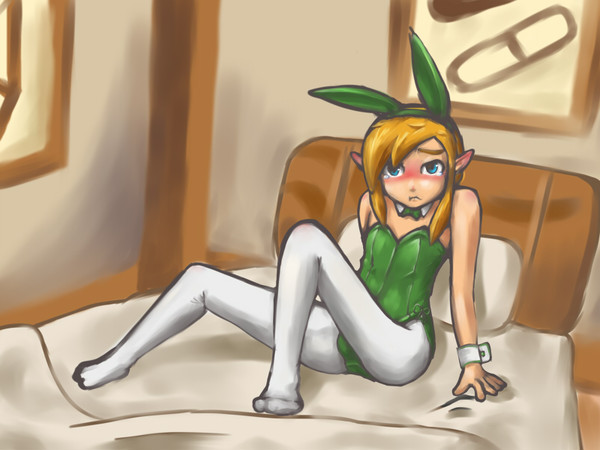 リンクに兎さんになってもらった。