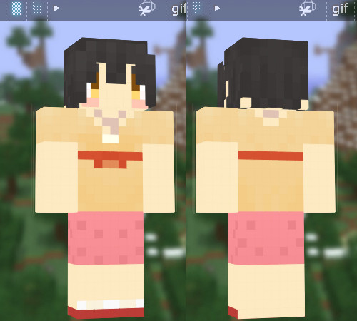 【マインクラフトスキン】[強運の才女]鷹富士茄子
