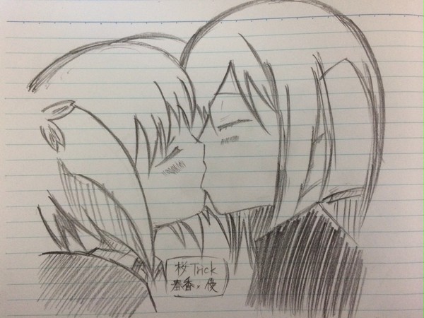 桜Trick 春香×優 (※百合注意)
