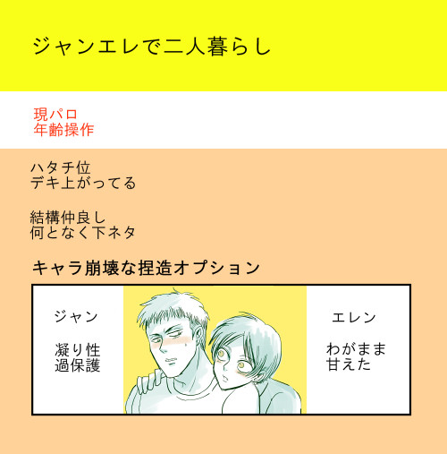 【現パロ】ジャンエレ
