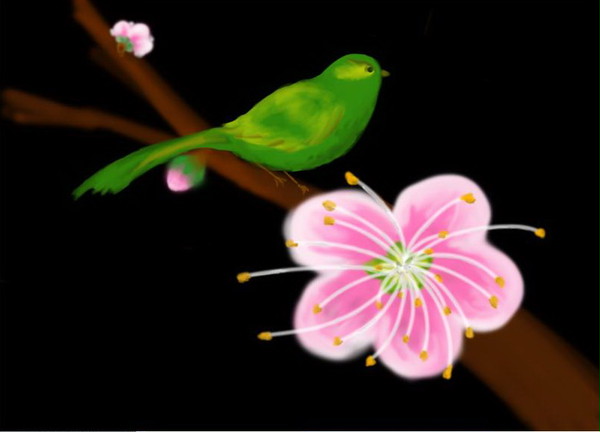 鳥與梅