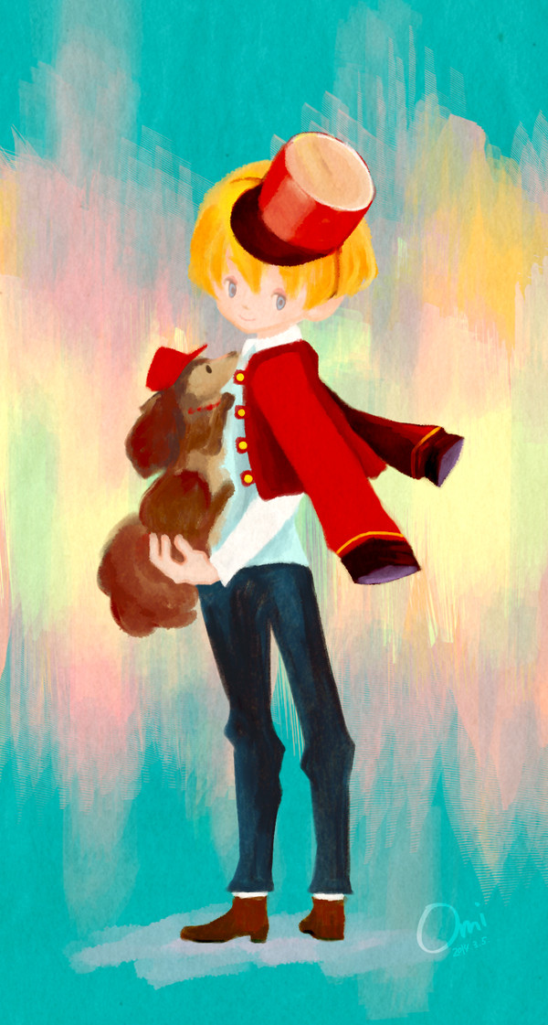 犬と少年