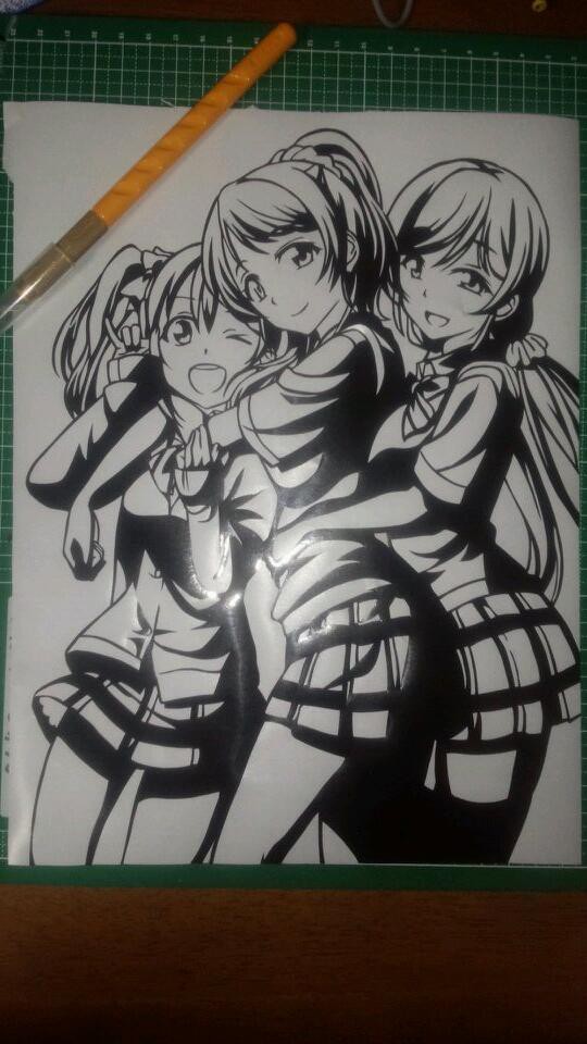 μ's　三年生