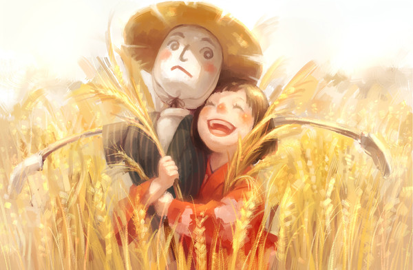 案山子と少女