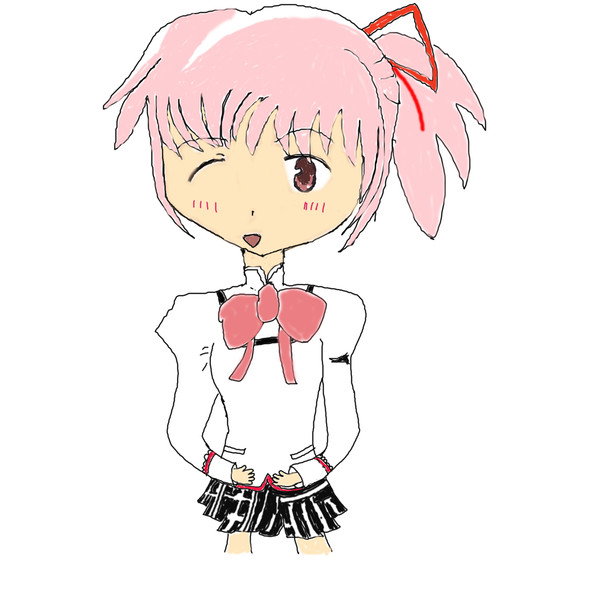 制服ポニテまどかちゃん