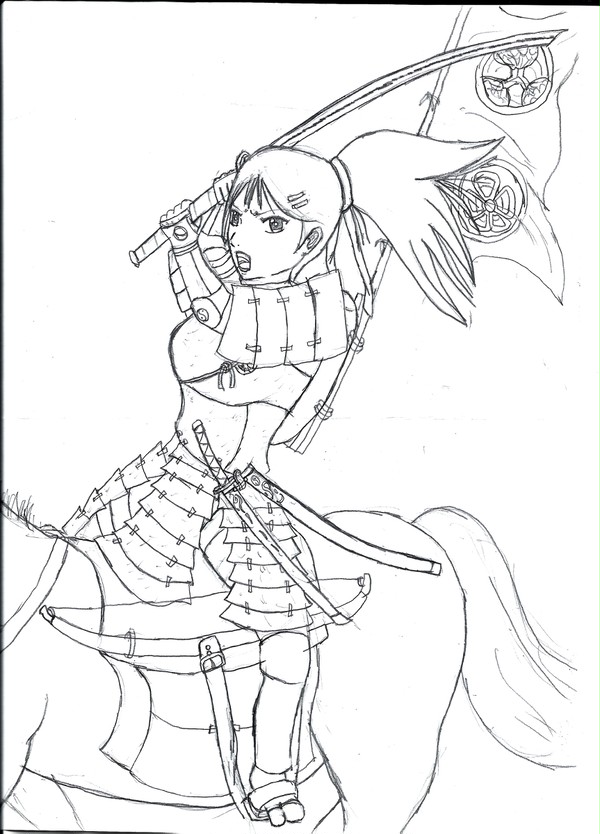 武士の女