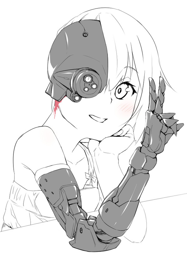 義眼義手少女