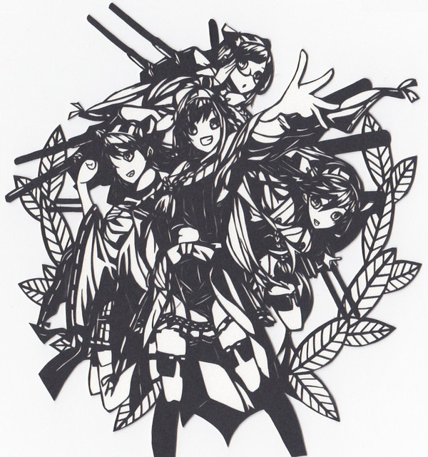 切り絵@金剛しすたーず