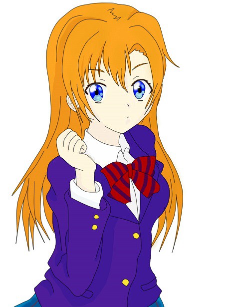 穂乃果　ロングヘアー