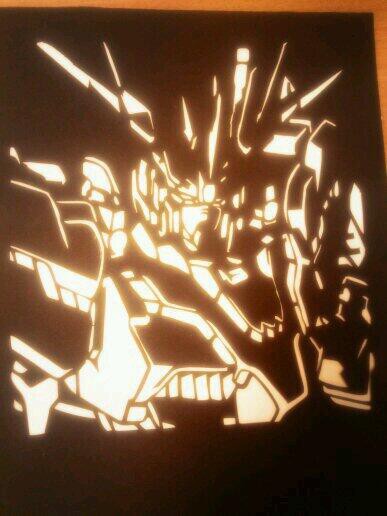 【切り絵】バンシィ　デストロイモード【ガンダムUC】