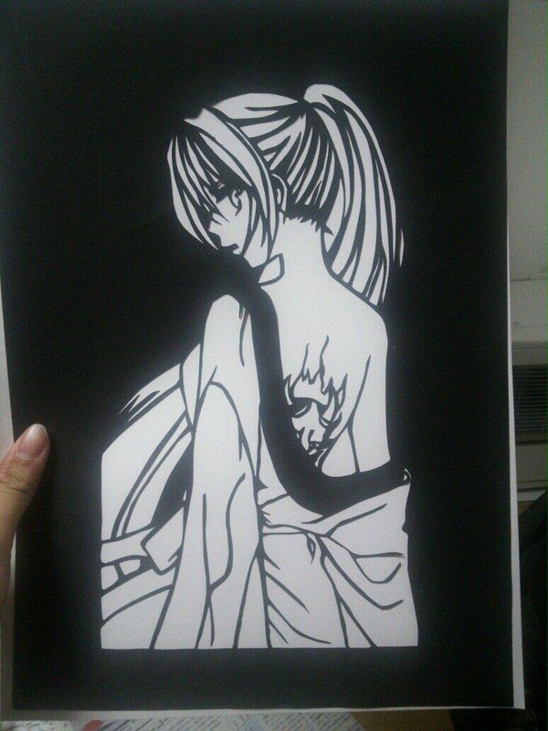 【切り絵】園崎魅音【ひぐらしのなく頃に】