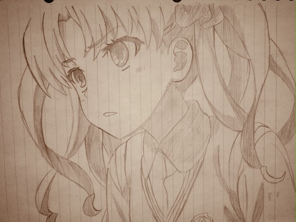 白井黒子模写ってみました