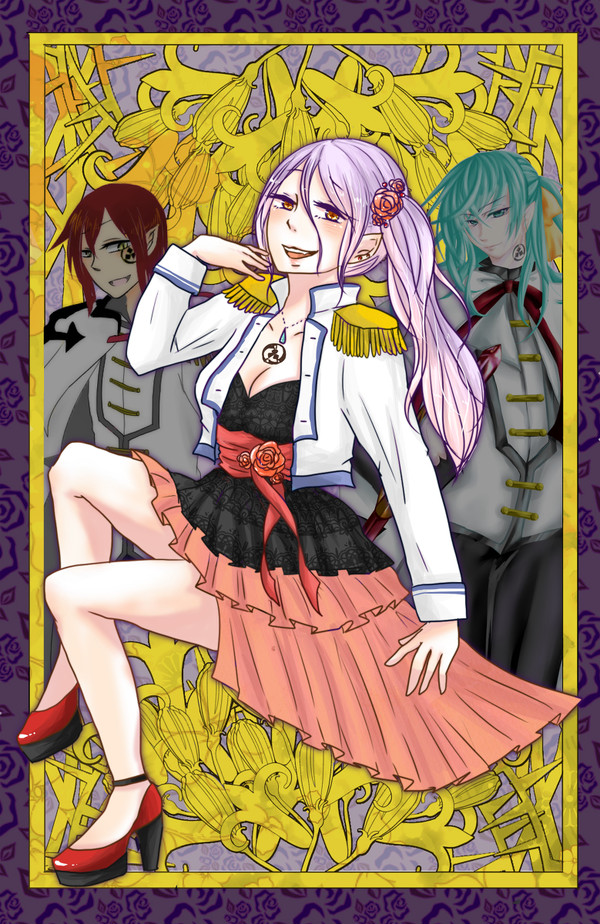 【終焉Vamp】ベリル・クレノット【白の吸血鬼】