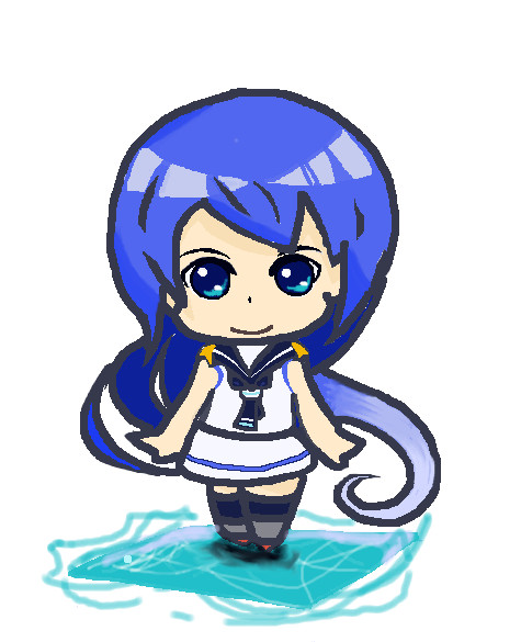 五月雨　デフォルメ使用
