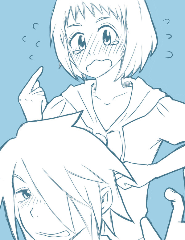 鼻血のあと…