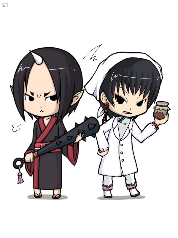 鬼灯と白澤