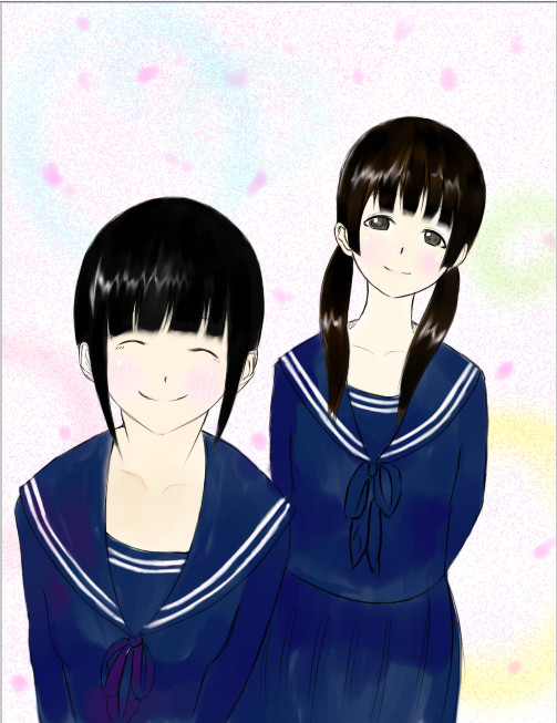 リア友からの依頼絵