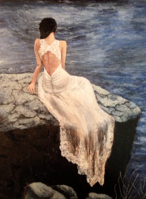 white dress