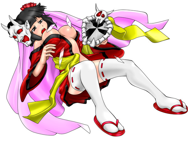 滝夜叉姫 脱衣KO