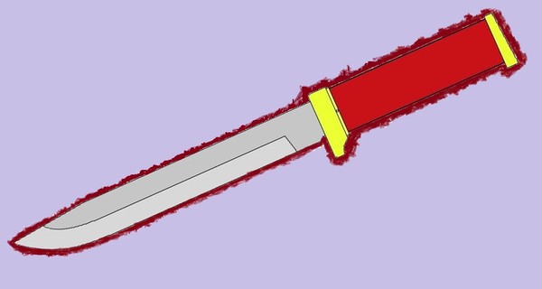 ナイフ描いてみた