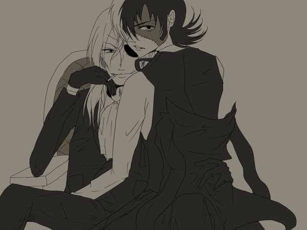 黒と黒