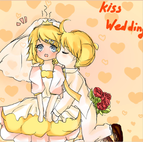 Kiss Wed ding Rin Len