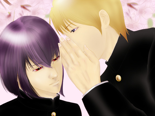 「桜の下で内緒話」