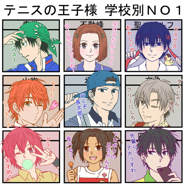 テニプリ学校別NO1！